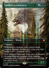 (401) Quilled Greatwurm - MANA FOIL